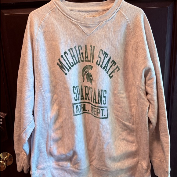 Rivalry Threads Other - Gray Michigan State Spartans Men's Sweater
